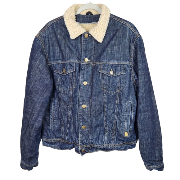 STS Ranchwear Denim Jacket with Sherpa Collar - Picture 1 of 16
